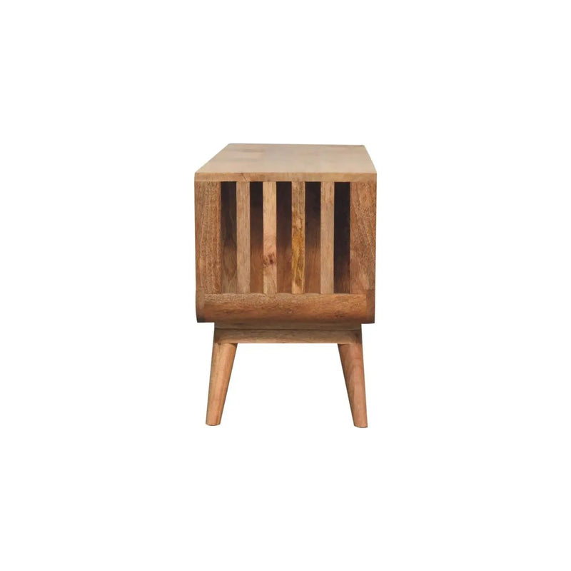 Solid Wood Soba Nordic Media Unit by HouseOfZazla