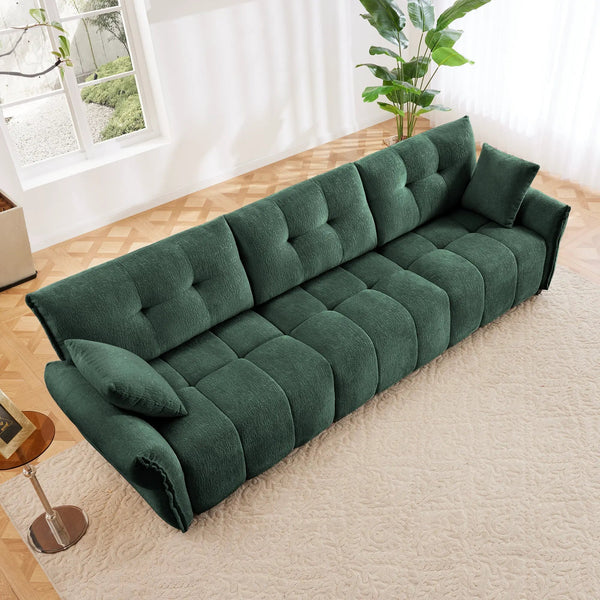 3-Seater Sofa Set with Pillows - Premium Chenille Design, photo 2 of 10