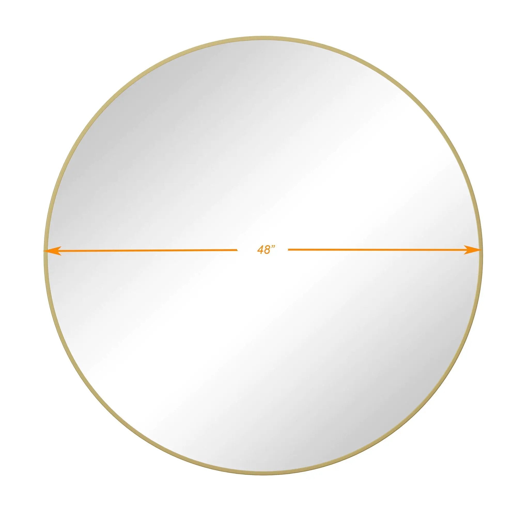 Wall Circular Mirror Metal Framed Mirror Round Vanity Mirror Dressing Mirror, For Bathroom, Living Room, Bedroom Wall Decor by HouseOfZazla