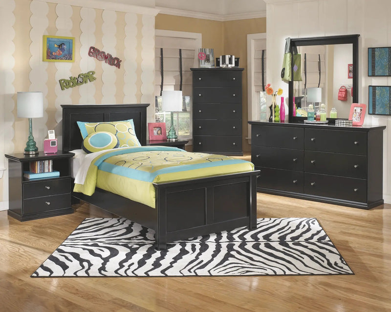 Maribel - Five Drawer Chest - Black by Unique Piece Furniture