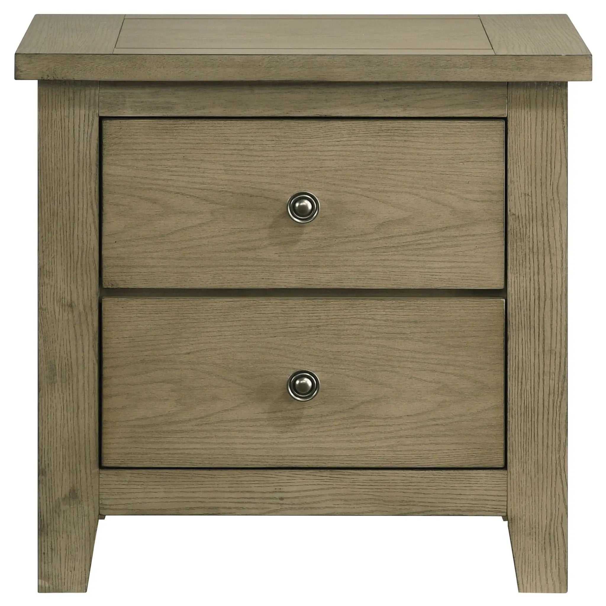 Hazlewood 2-drawer Nightstand Bedside Table Vineyard Oak by Unique Piece Furniture