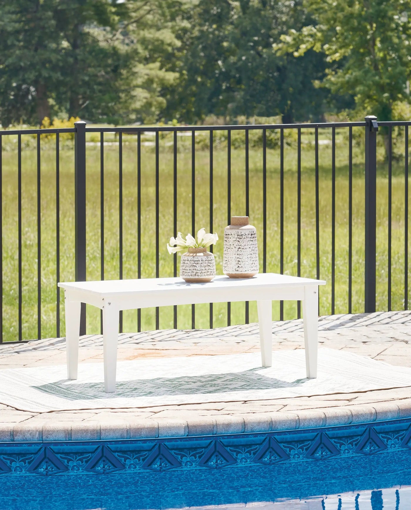 Hyland Wave - Rectangular Cocktail Table by Unique Piece Furniture