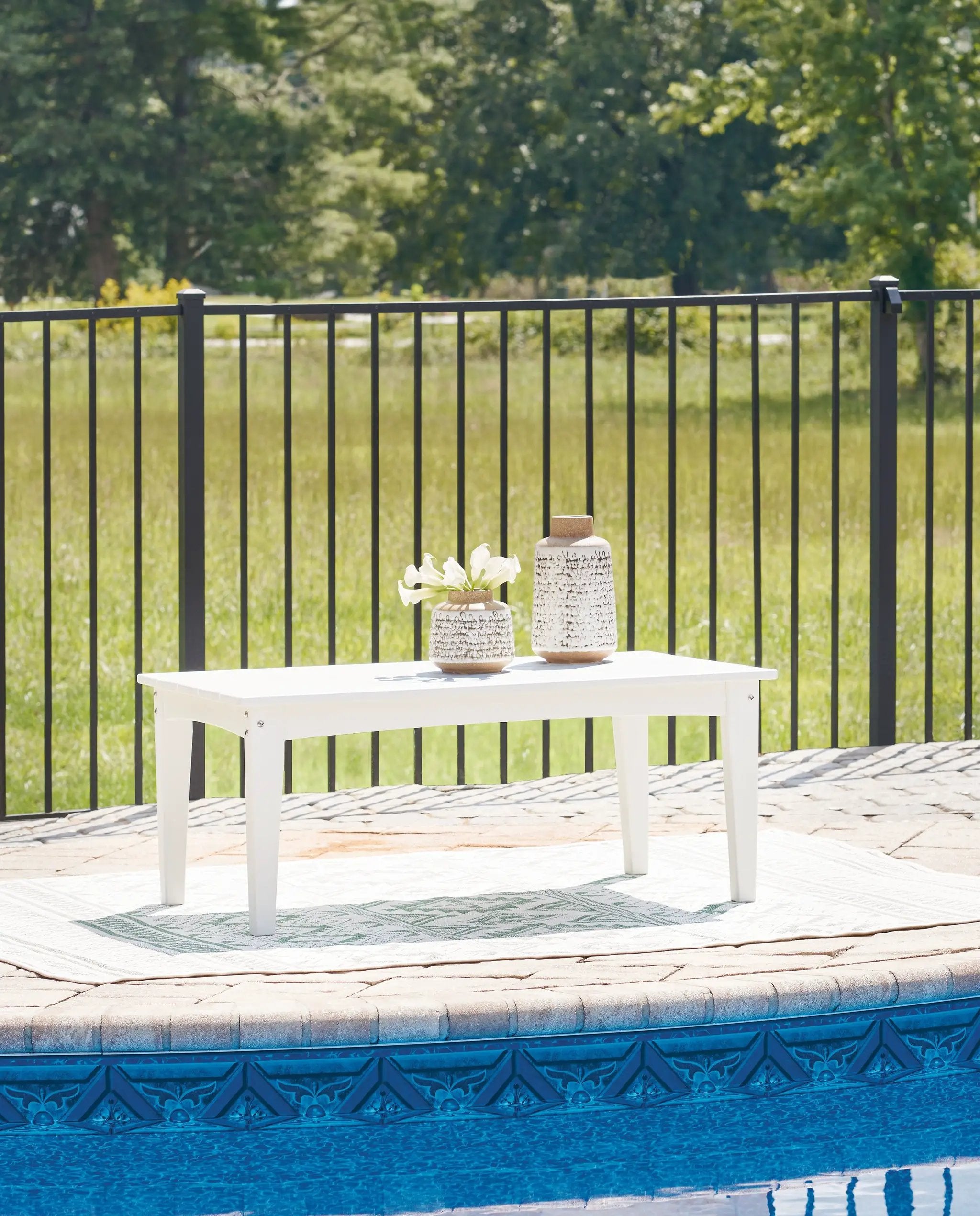Hyland Wave - Rectangular Cocktail Table by Unique Piece Furniture