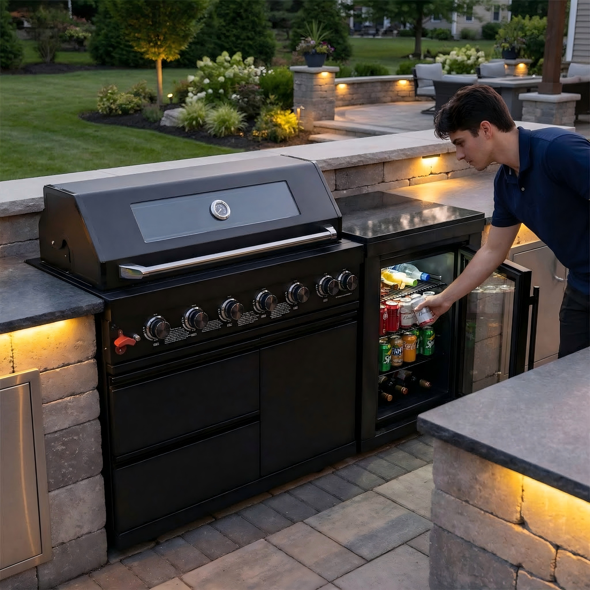 6-Burner Propane Gas Grill by HouseOfZazla