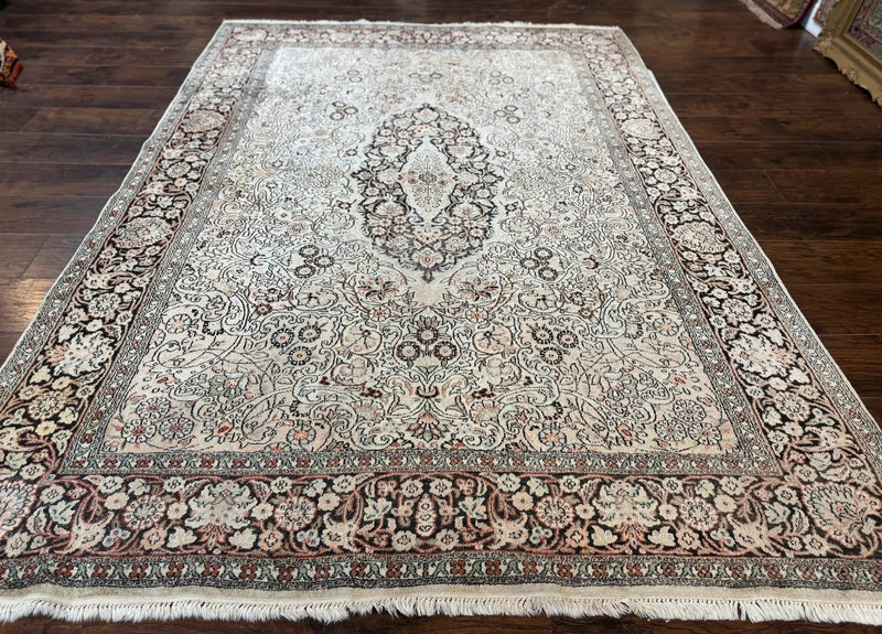 Silk Indian Kashmiri Rug 6x9 by Jewel Rugs