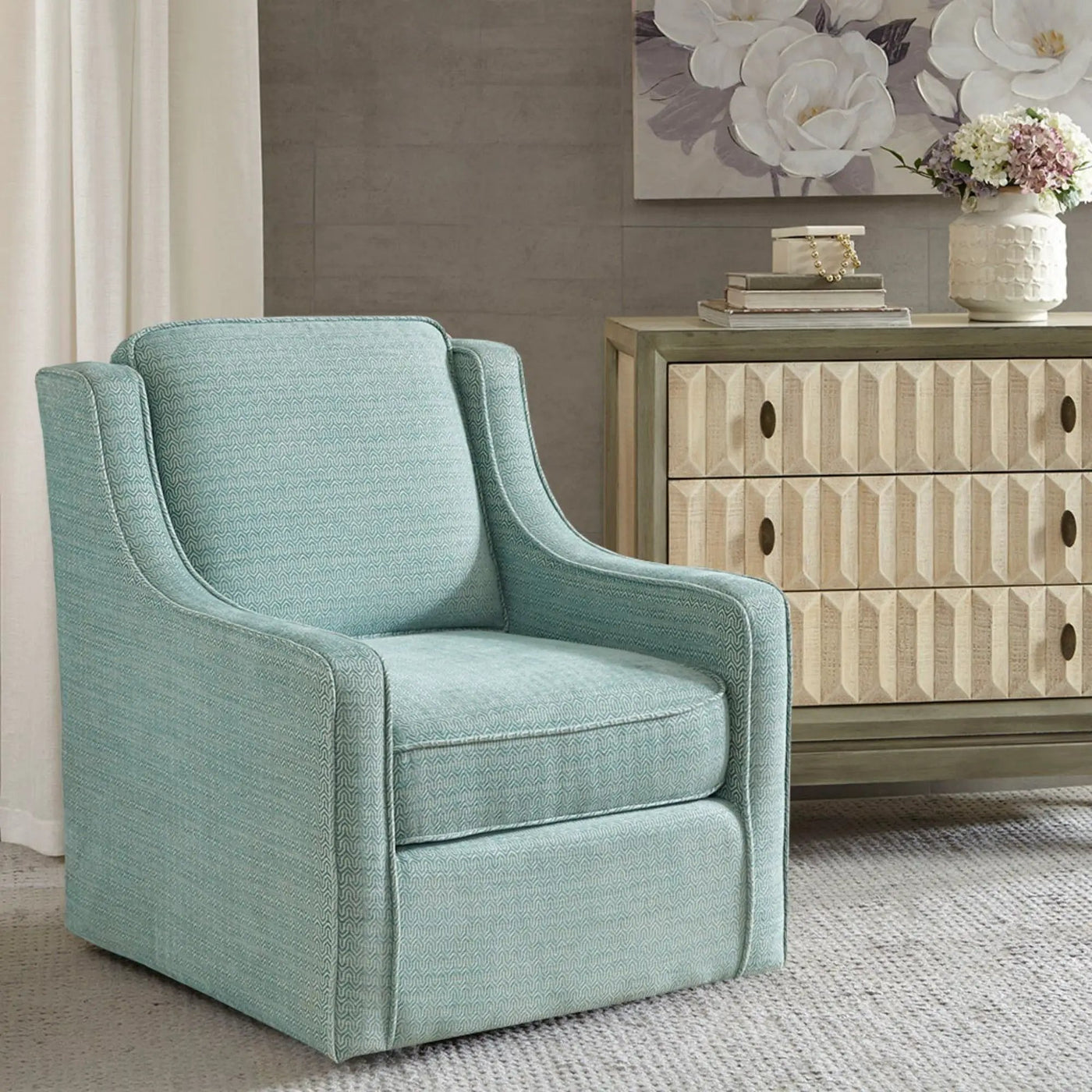 Swivel Chair With 360 Degree Rotation by HouseOfZazla