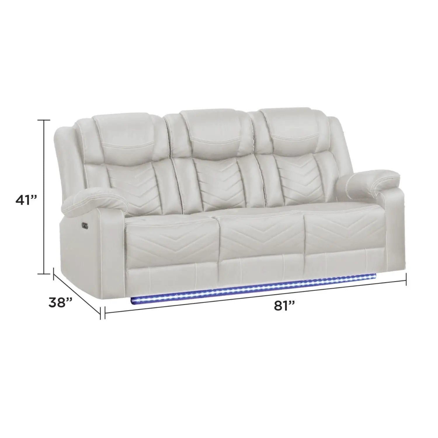 Challenger LED Power Recliner Set