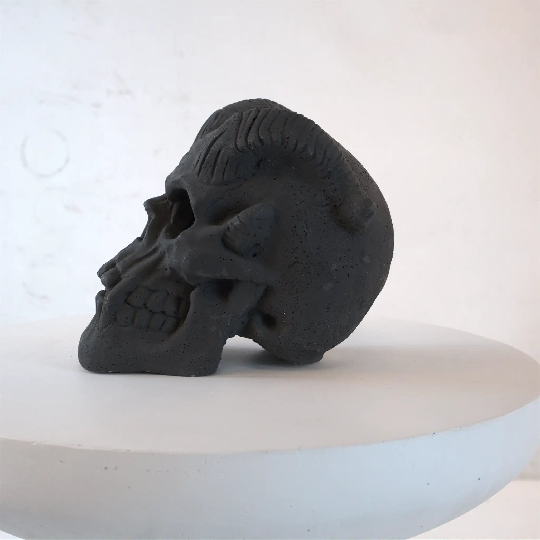 Hand-Forged Flame Skull for Fire Pits and Hearths by HouseOfZazla