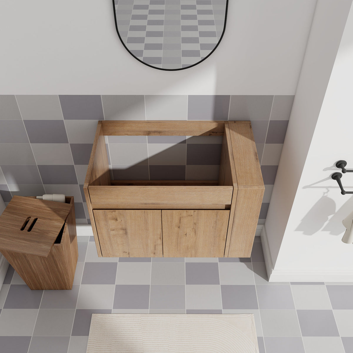 30 Inch Bathroom Vanity With Open Shelf by HouseOfZazla