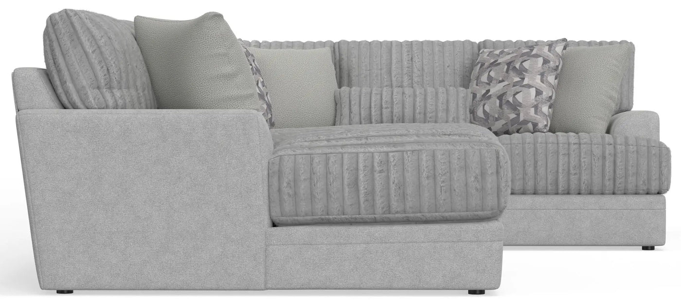 Titan - Sectional With Comfort Coil Seating And Accent Pillows Included by Unique Piece Furniture