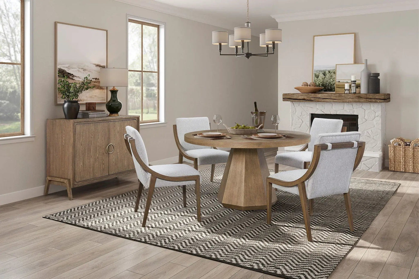Elegant Round Dining Table by HouseOfZazla