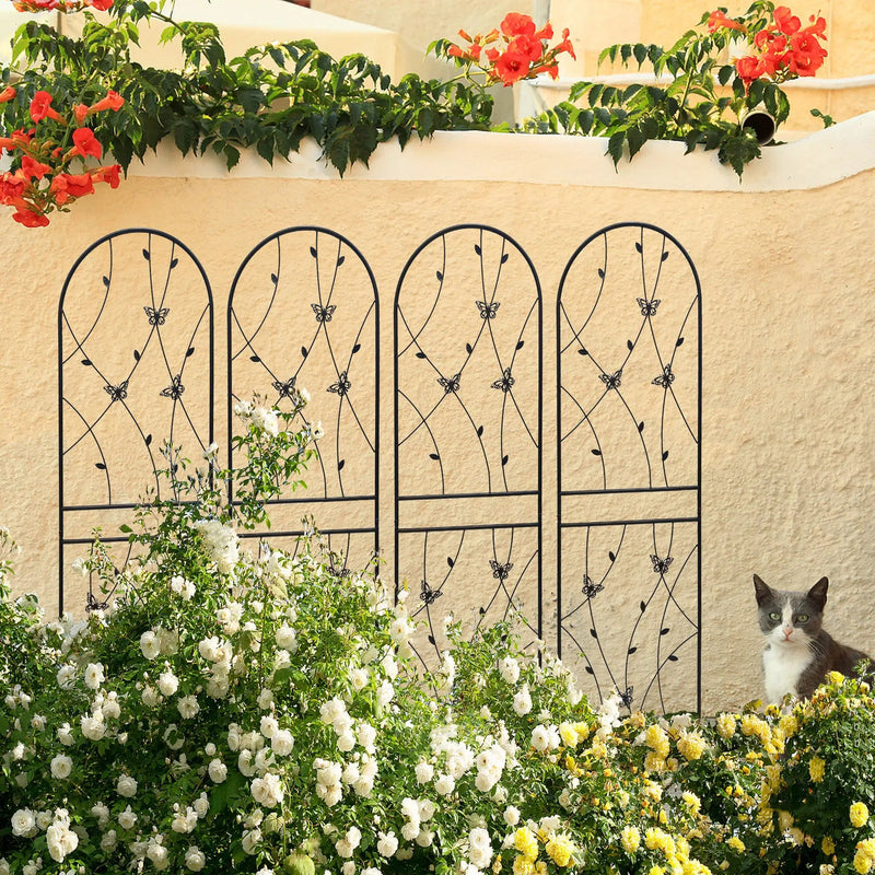 4 Pack Metal Garden Trellis by HouseOfZazla