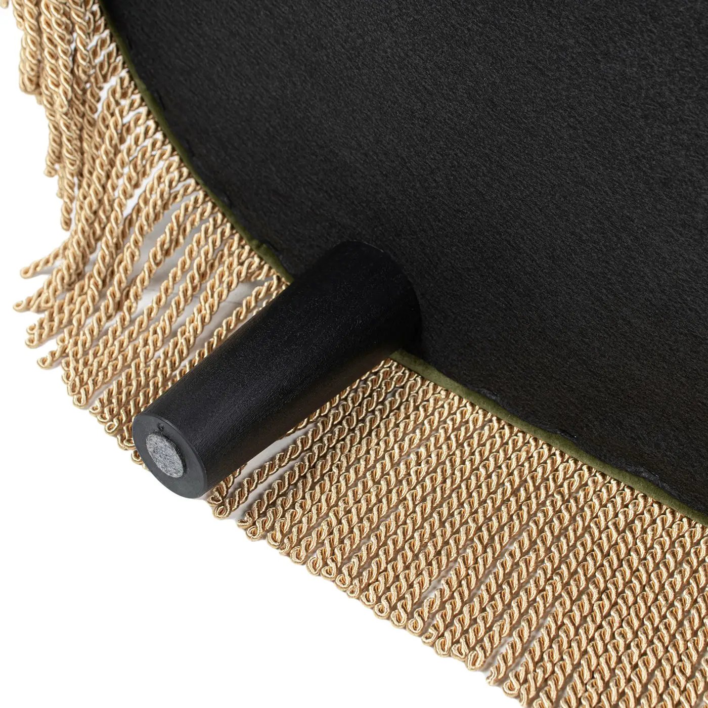 Melinda - Oval Tufted Bullion Fringe Storage Bench by HouseOfZazla