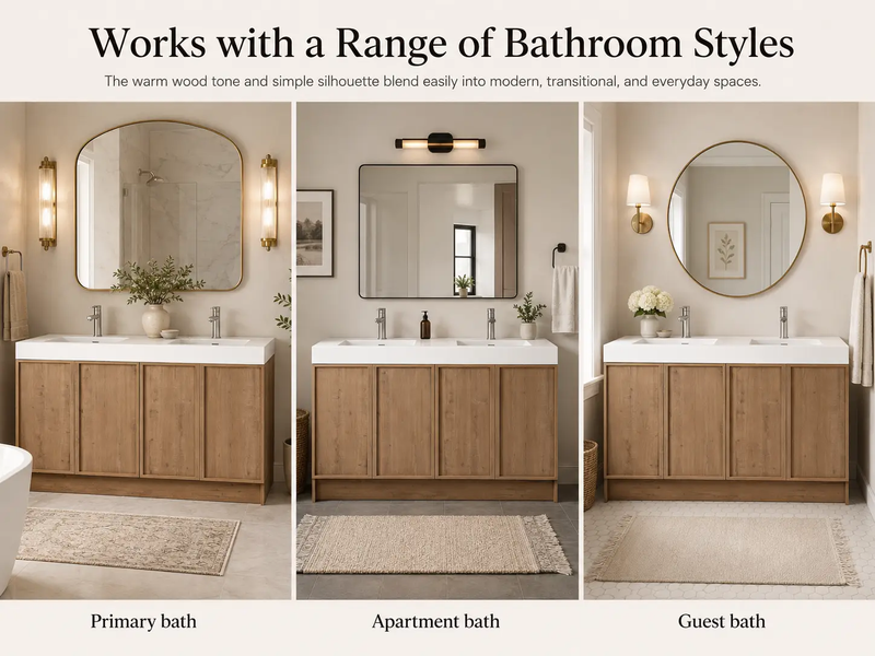 72" Freestanding Bathroom Vanity With Dual Resin Sink by HouseOfZazla