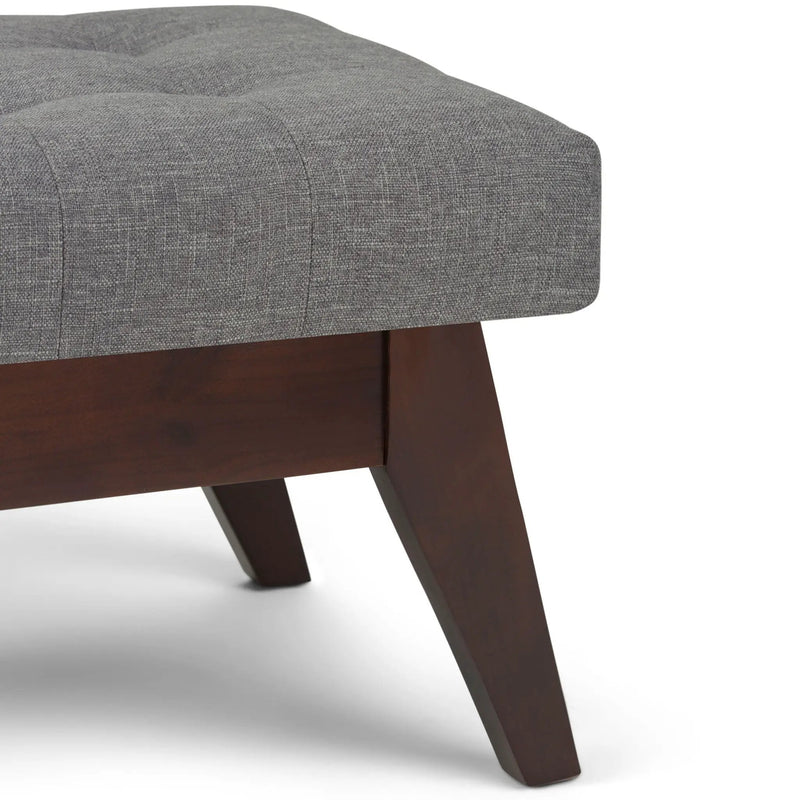 Draper - Upholstered Mid Century Tufted Ottoman Bench by Unique Piece Furniture