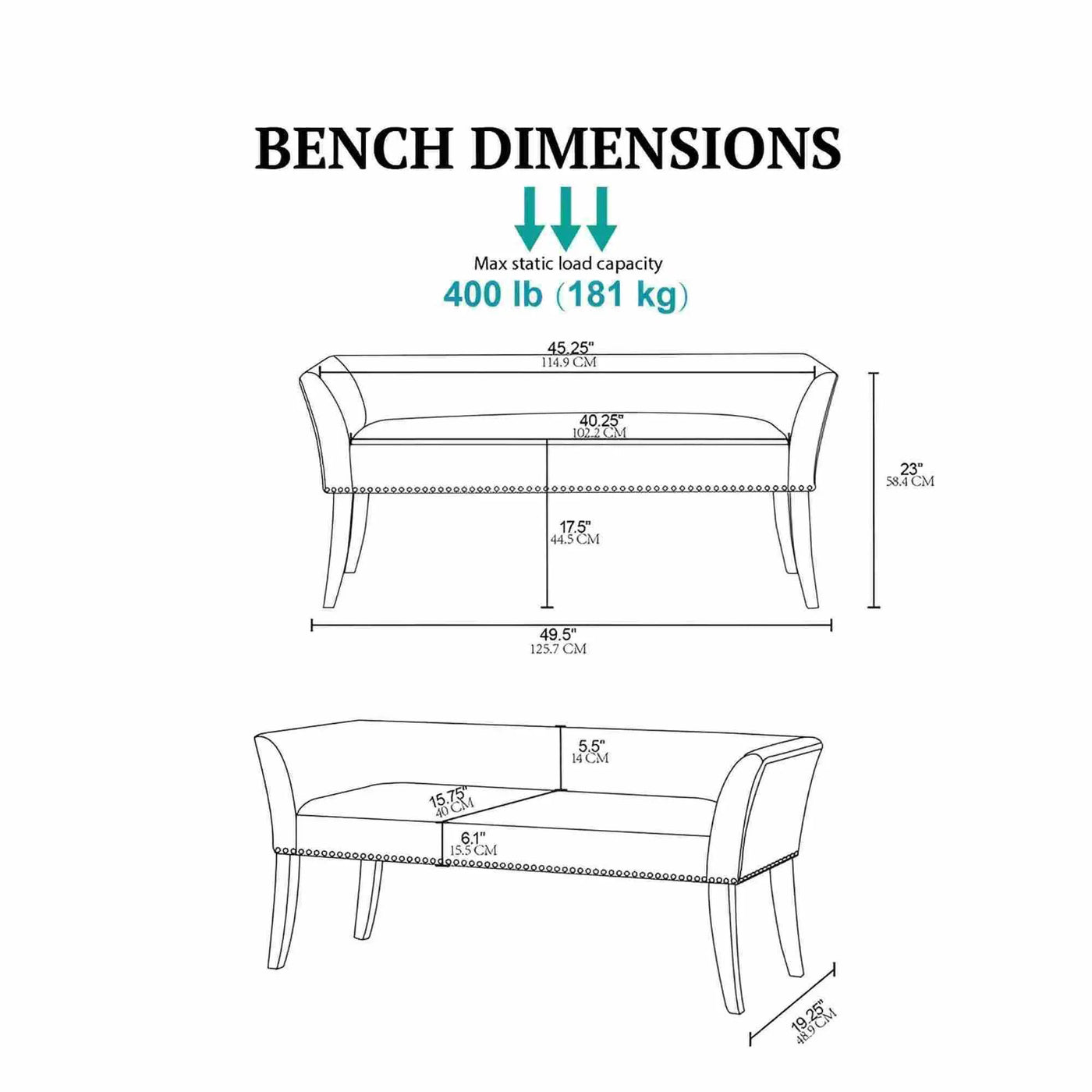 Welburn - Upholstered Bench by HouseOfZazla