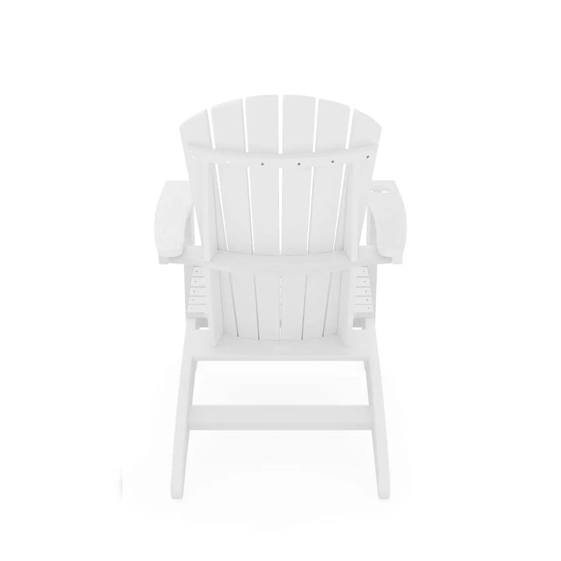 Adirondack Chair Sturdy HDPE Poly Lumber For Poolside, Patio, And Garden Relaxation by HouseOfZazla