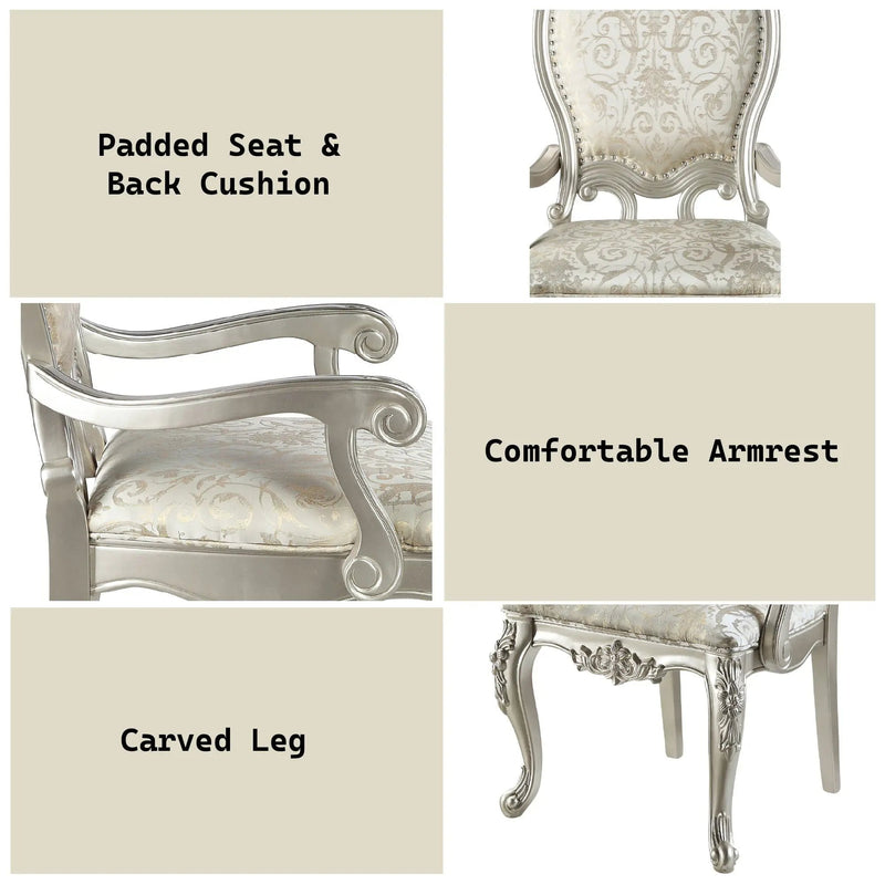 Bently - Arm Chair (Set of 2) - Champagne by HouseOfZazla