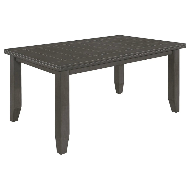 Dalila 5-piece Rectangular Dining Table Set Dark Grey by Unique Piece Furniture