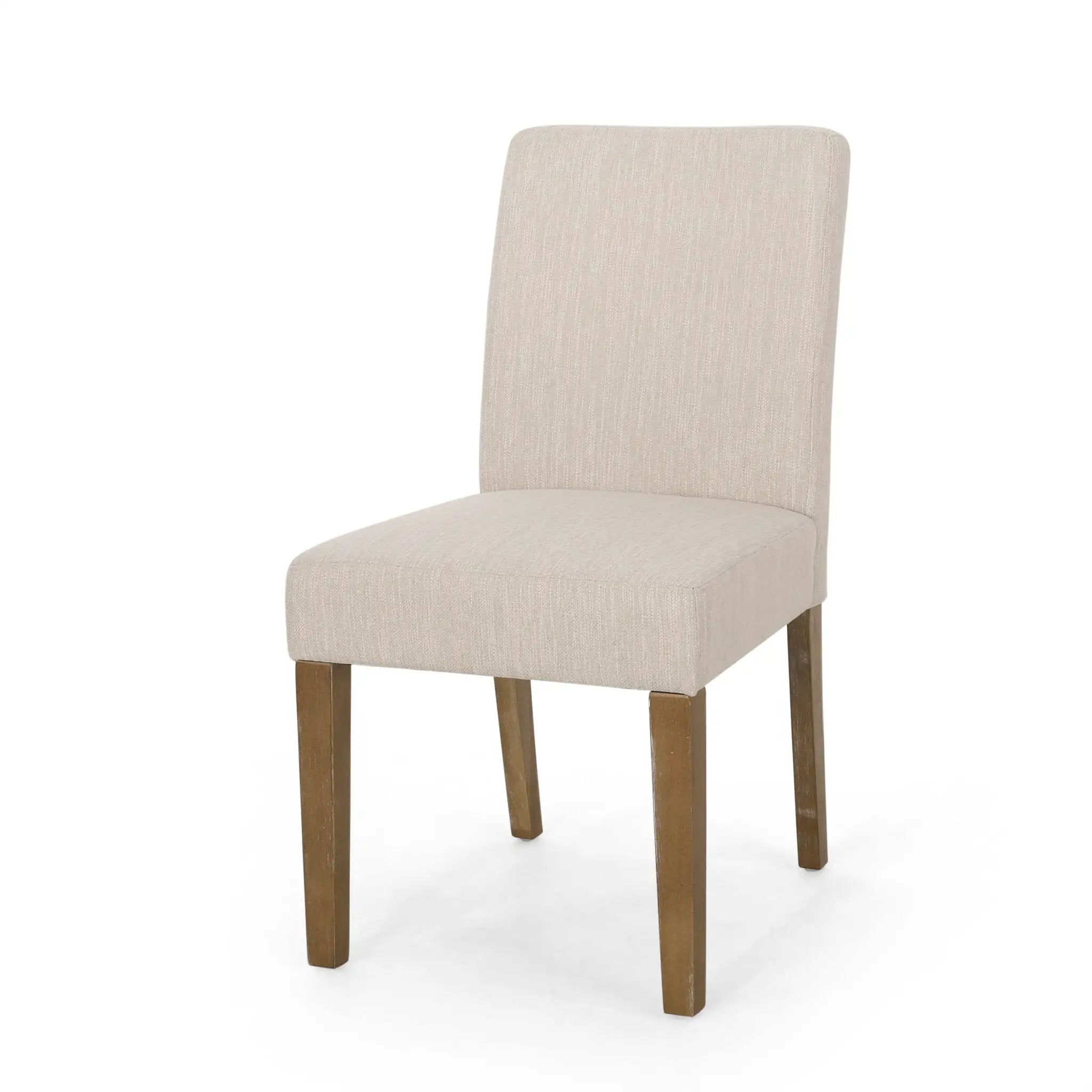 Contemporary Dining Chair with Upholstered Seating and Tapered Legs by HouseOfZazla