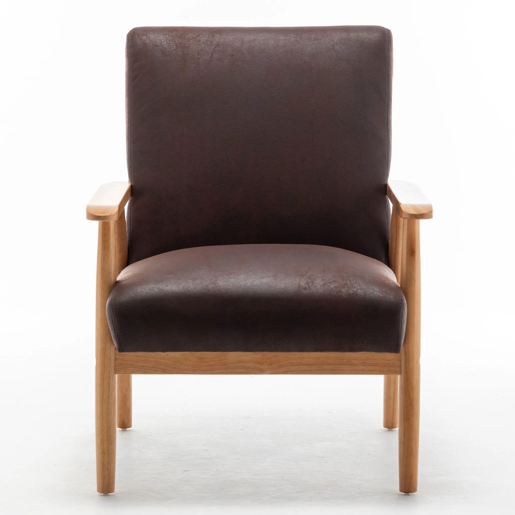 Wide Classic Mid-Century Modern Arm Chair by HouseOfZazla