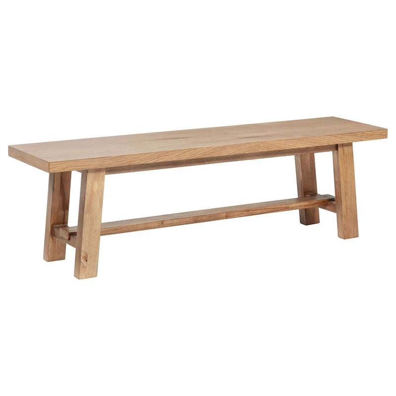 Middleton 60-inch Wood Backless Dining Bench Natural Brown by Unique Piece Furniture