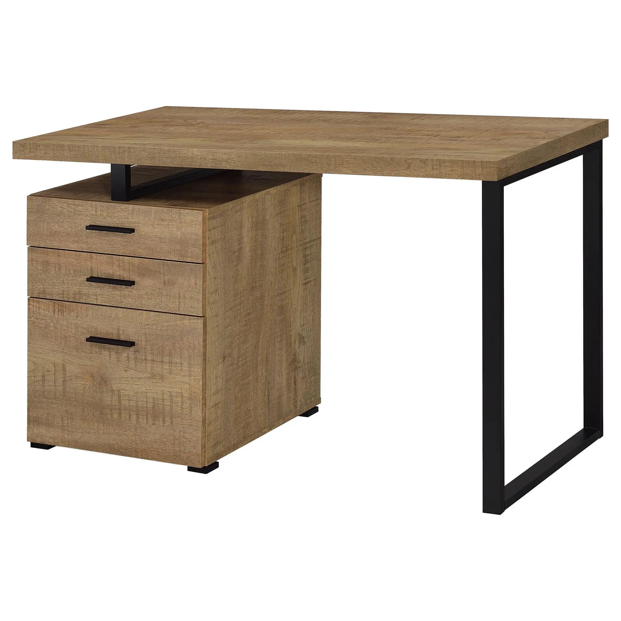 Brennan 47-inch 3-drawer Office Computer Desk Mango by Unique Piece Furniture