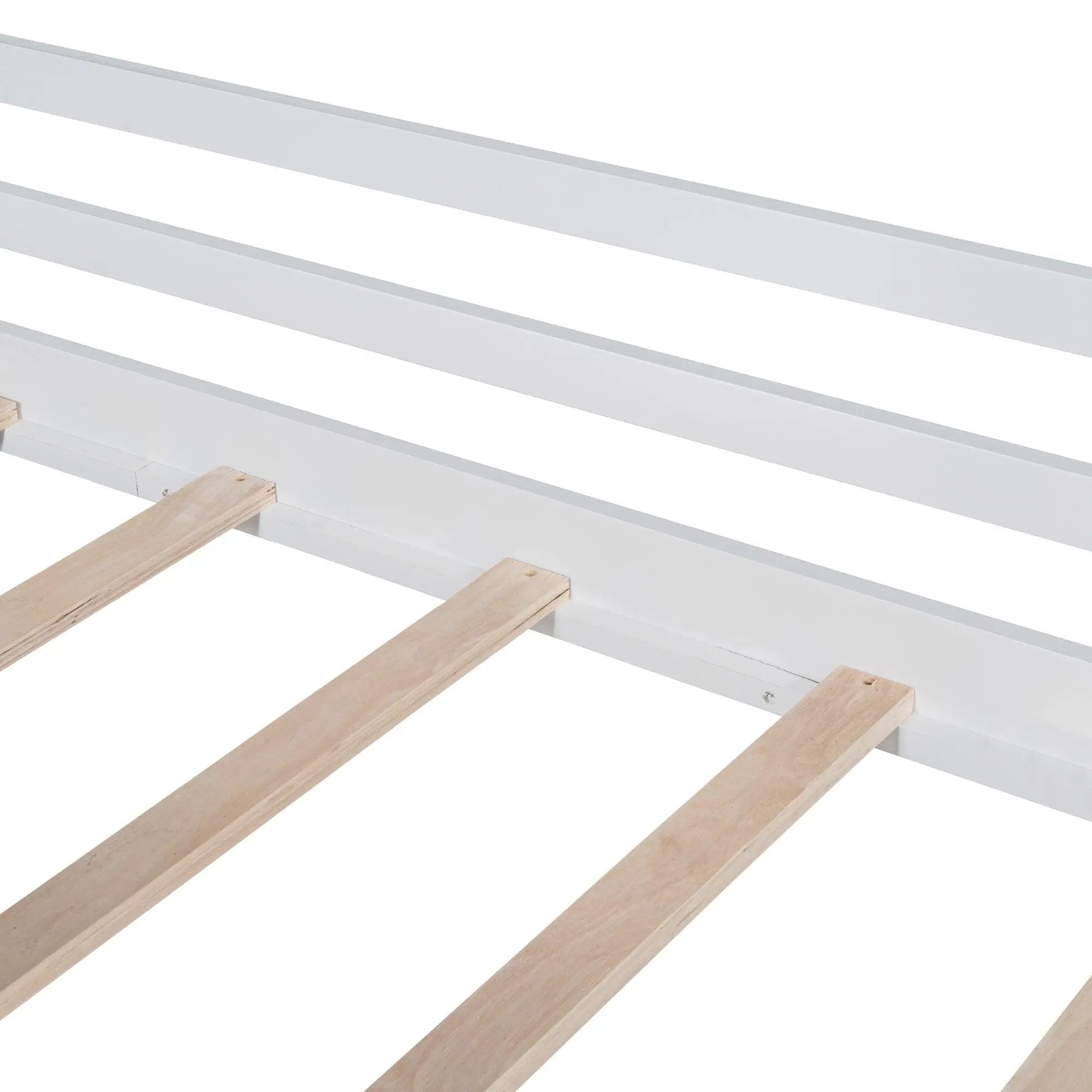 Loft House Bed With Ladder And Slide, With board And Light Strip On The Roof by HouseOfZazla