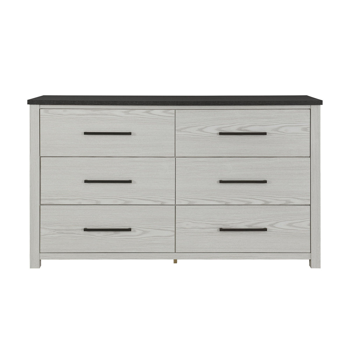 Avery Dresser with Spacious Drawers and Block Feet - Beige