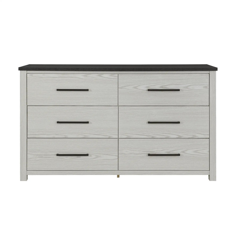Avery - Dresser, Spacious Drawers, Block Feet - Beige by HouseOfZazla