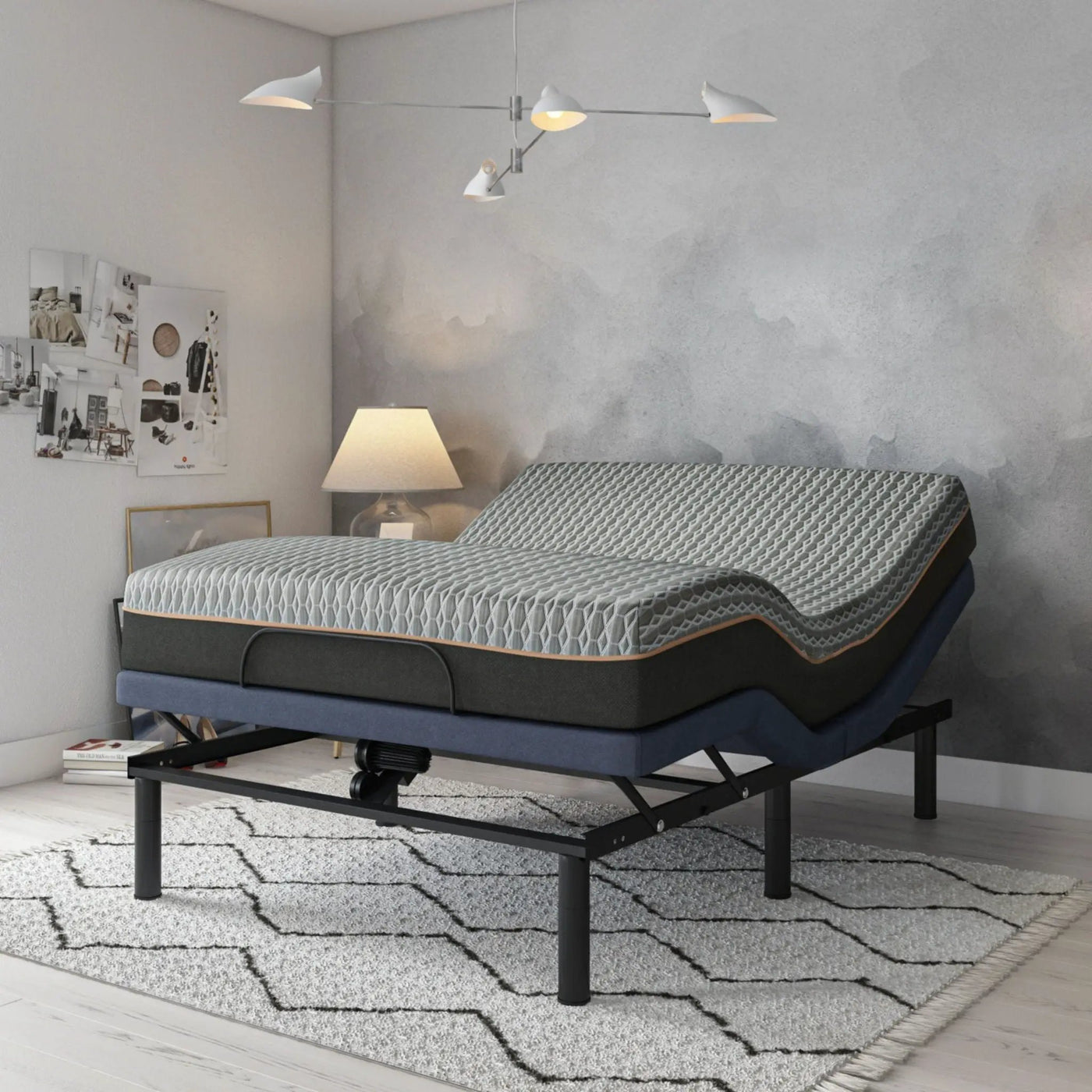 Bt2500 - Adjustable Bed Base With Full-Range Positions Adjustment by HouseOfZazla