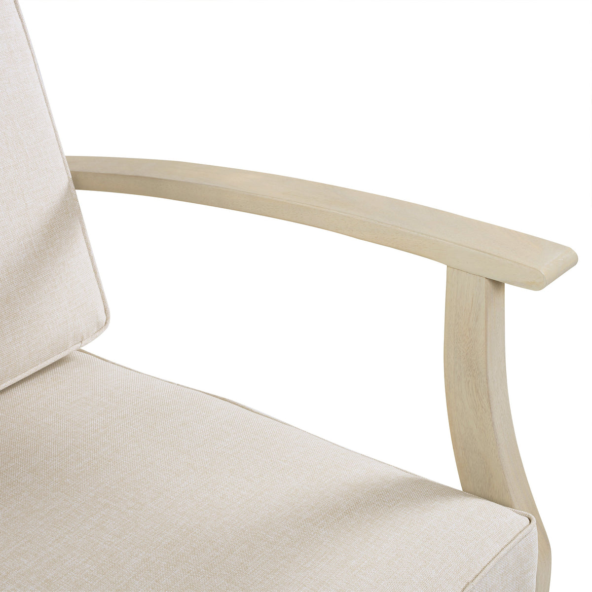 Perla Club Chair Light Patio Seating with Water-Resistant Cushions - Light, photo 9 of 10