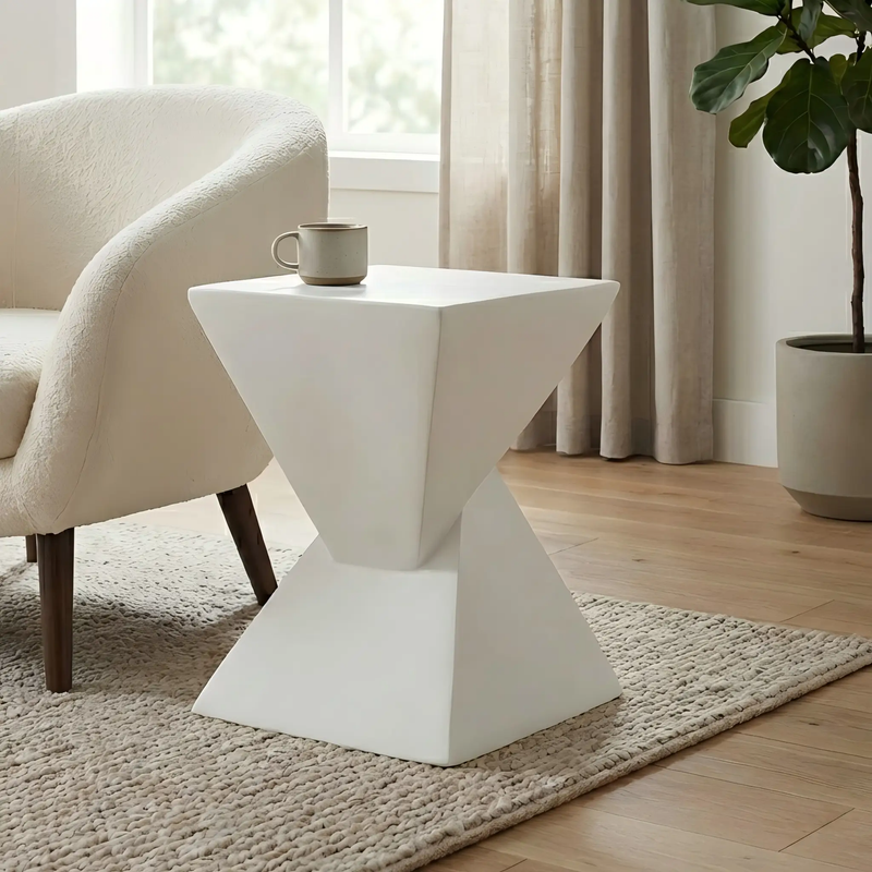 All Weather MGO X Design Side Table by HouseOfZazla