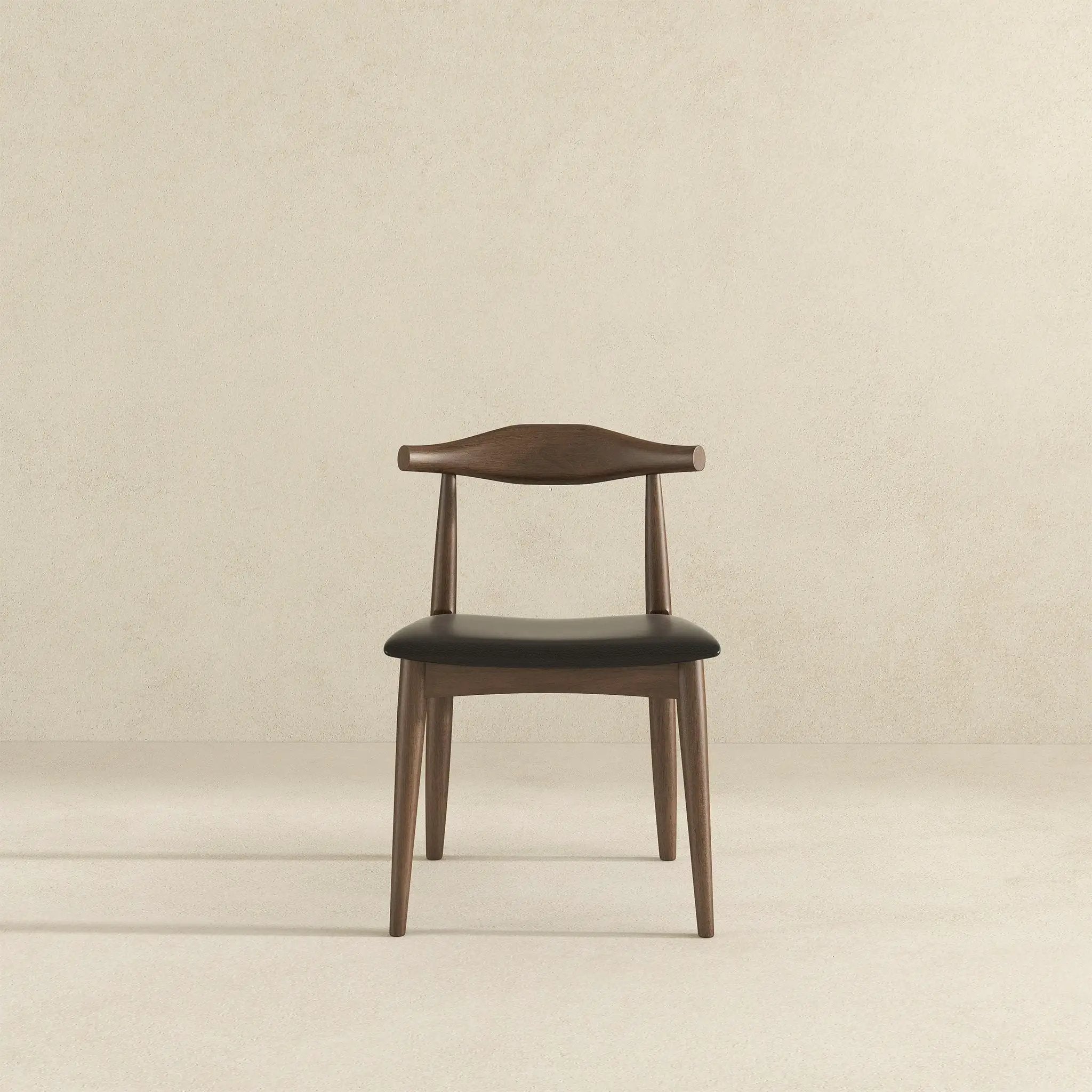 Destiny - Dining Chairs (Set of 2) - Black / Dark Brown by HouseOfZazla