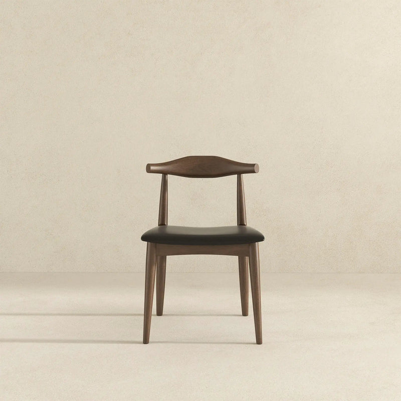 Destiny - Dining Chairs (Set of 2) - Black / Dark Brown by HouseOfZazla