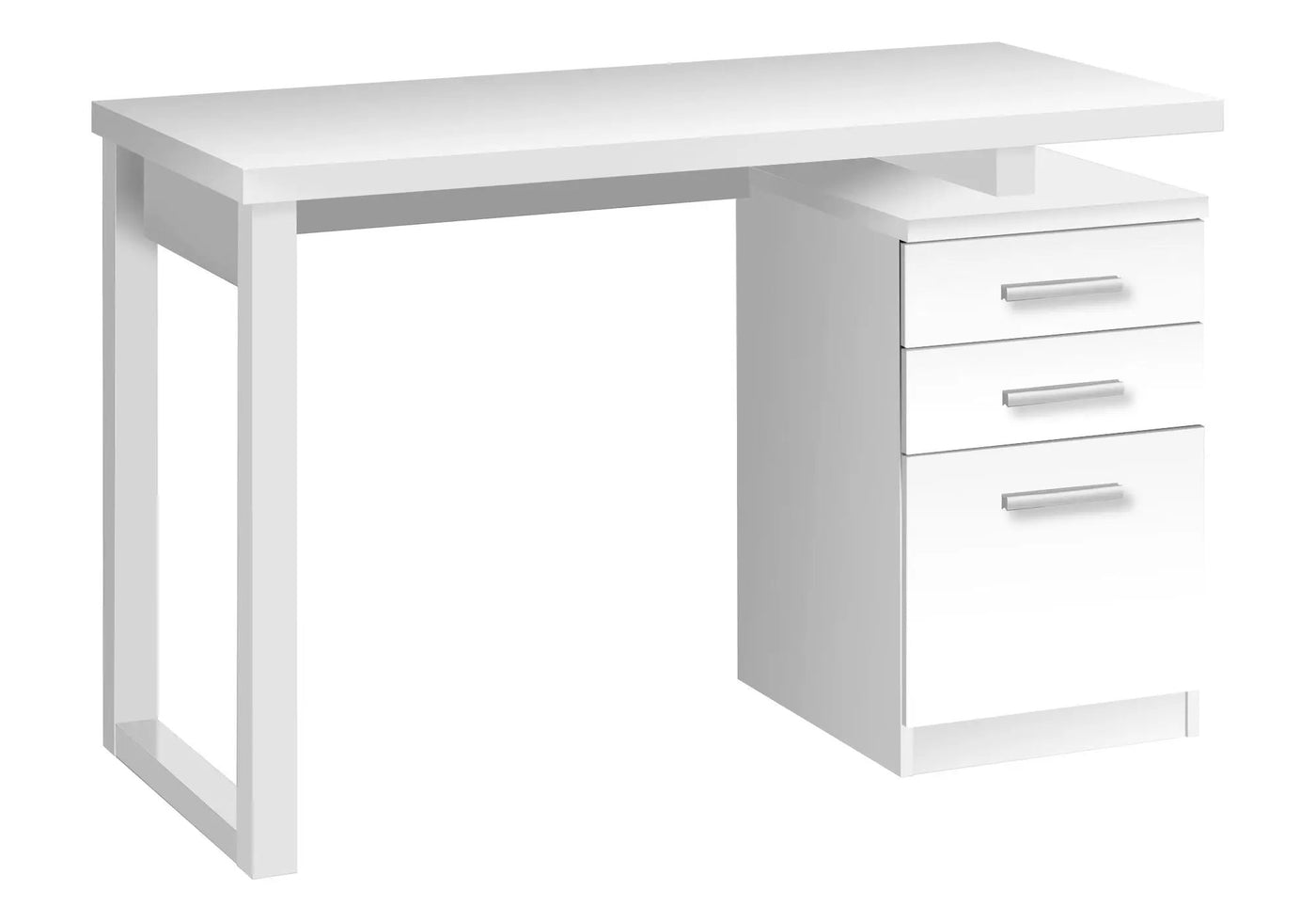 Computer Desk for Home Office Laptop with Reversible Storage Drawers by HouseOfZazla
