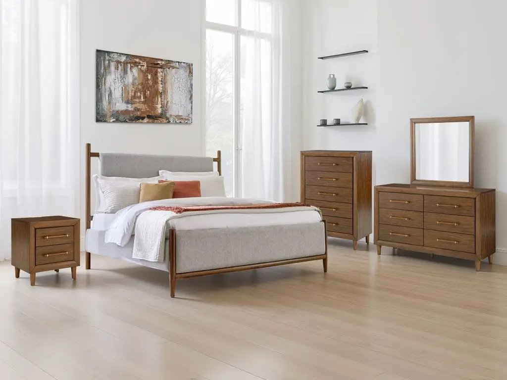 Lyncott - Upholstered Bed by Unique Piece Furniture