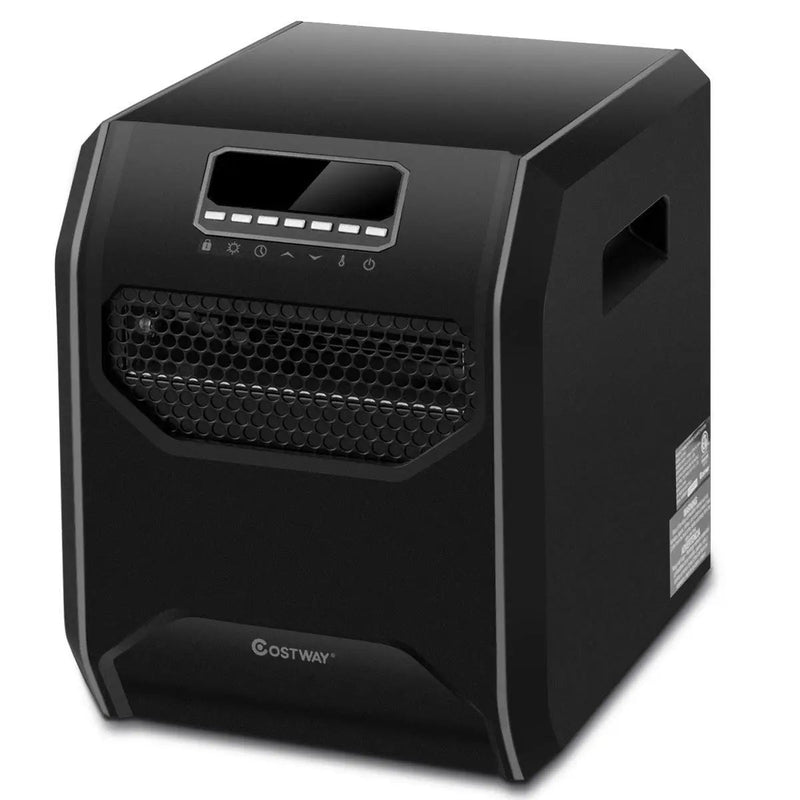 12 H Timer LED Remote Control Portable Electric Space Heater by DirectDeals