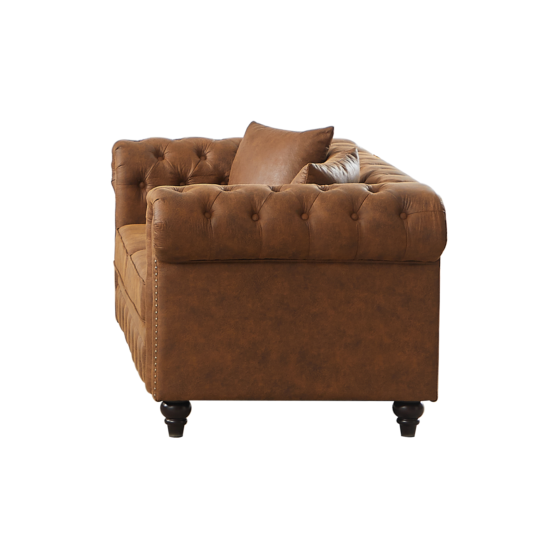 FX 63.5" Contemporary Design Chesterfield Sofa by HouseOfZazla