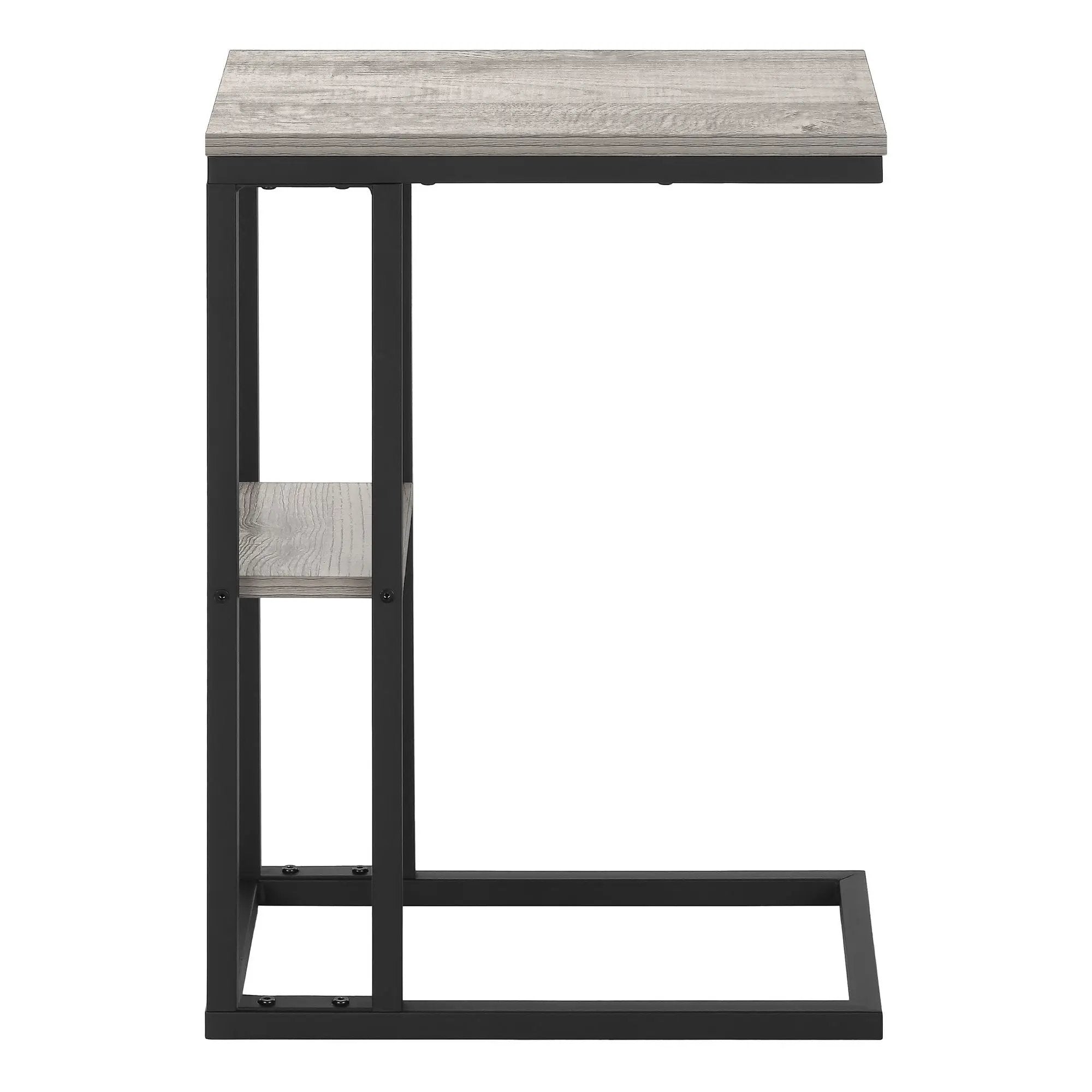 Accent Table, C - Shaped, Marble Look Contemporary & Modern Convenient Design by Unique Piece Furniture