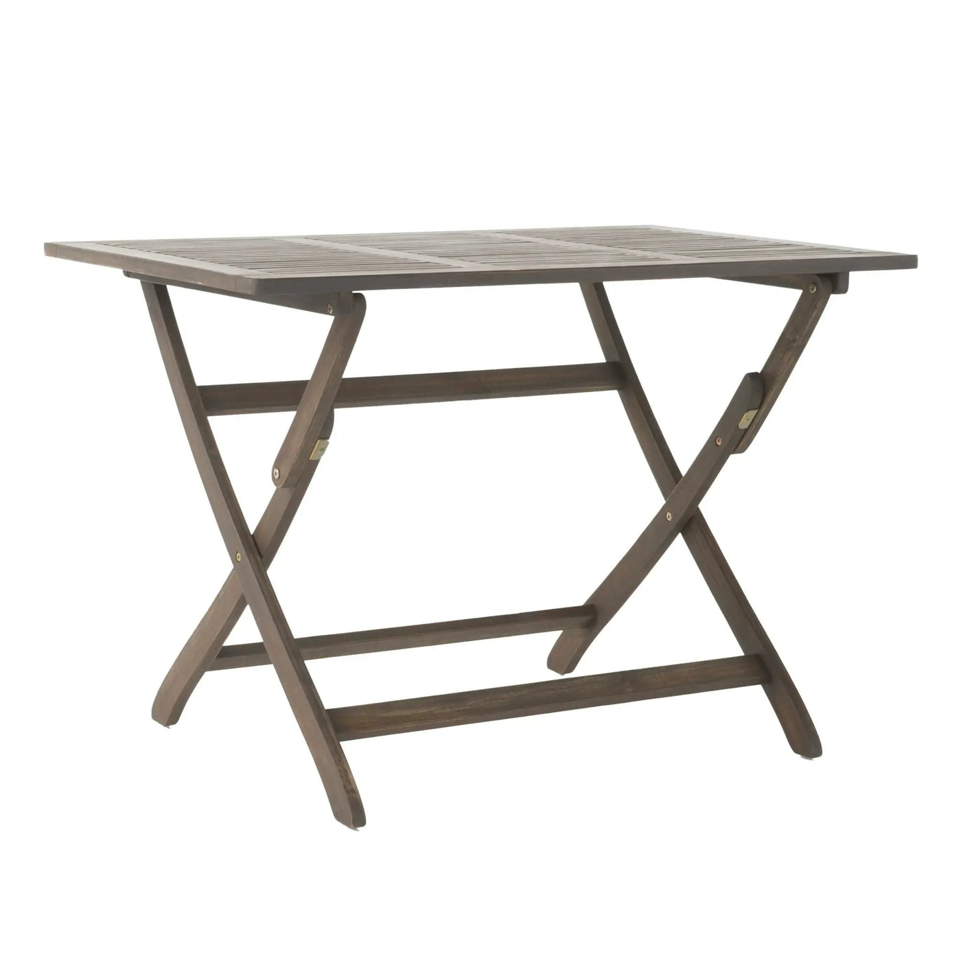 Blissique Outdoor Foldable Wood Dining Table With Slat Design by HouseOfZazla