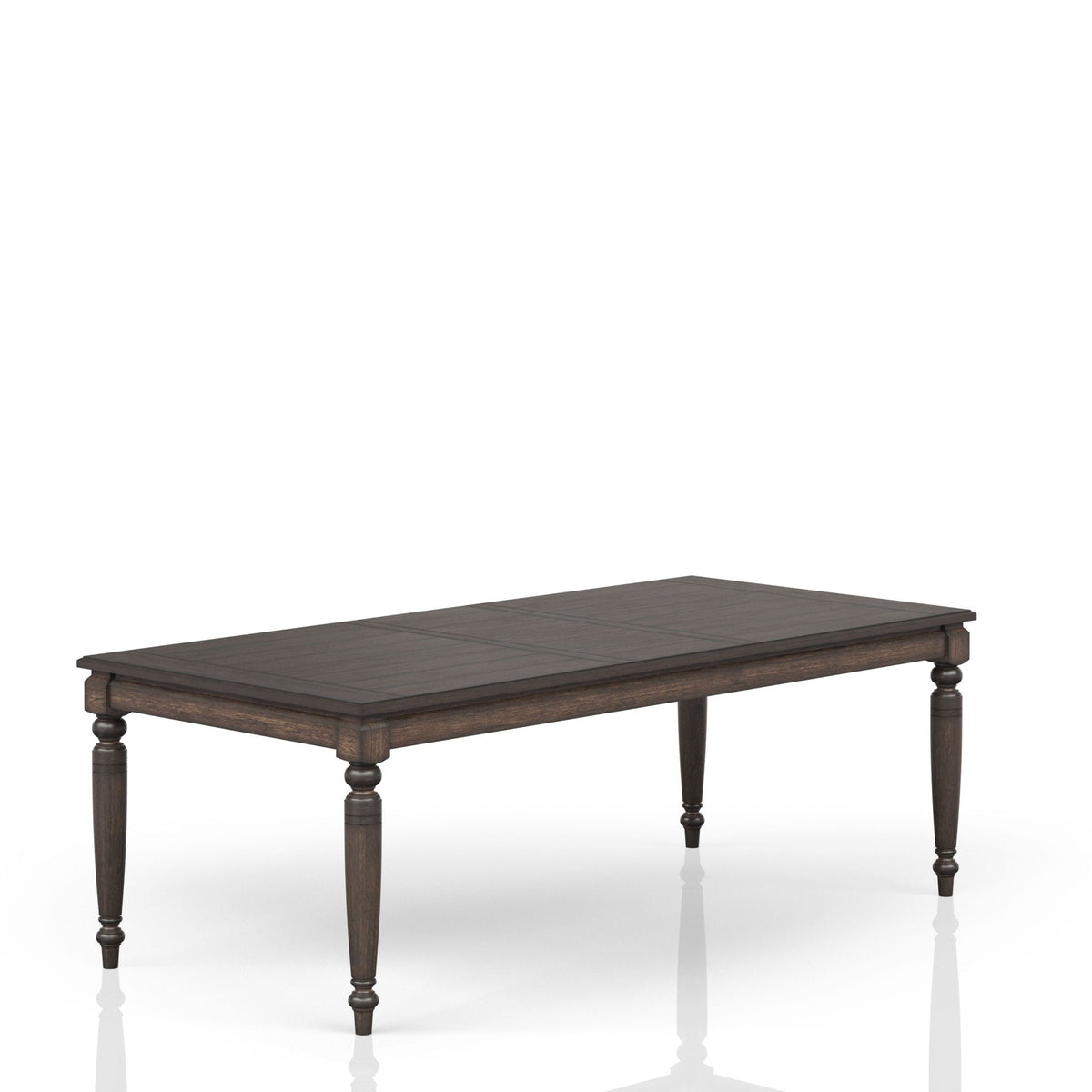 Extendable Dining Table with Expandable Leaf - Coffee, photo 6 of 6
