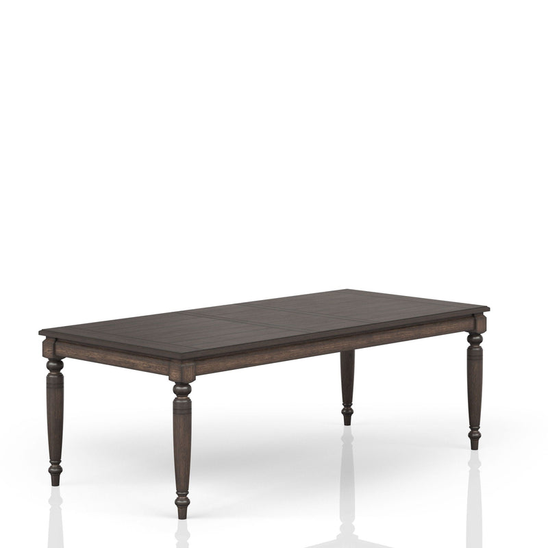 Extendable Dining Table with Expandable Leaf - Coffee, photo 6 of 6