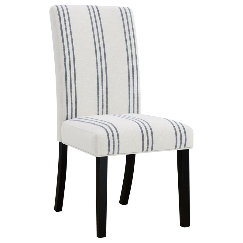 Herran Upholstered Dining Side Chair Beige (Set of 2) by Unique Piece Furniture