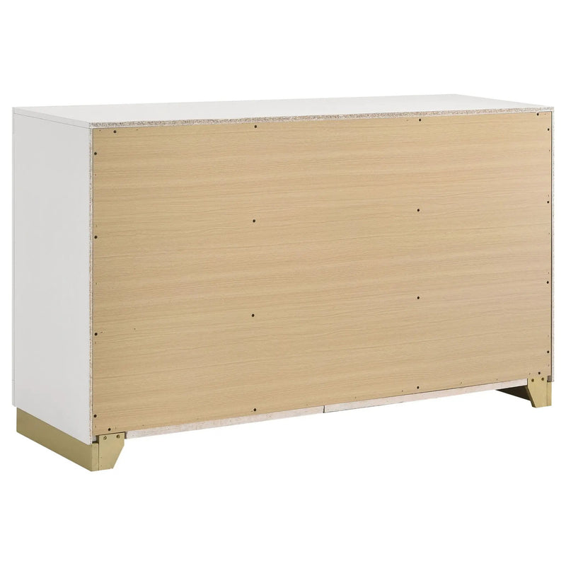 Caraway 6-drawer Dresser White by Unique Piece Furniture