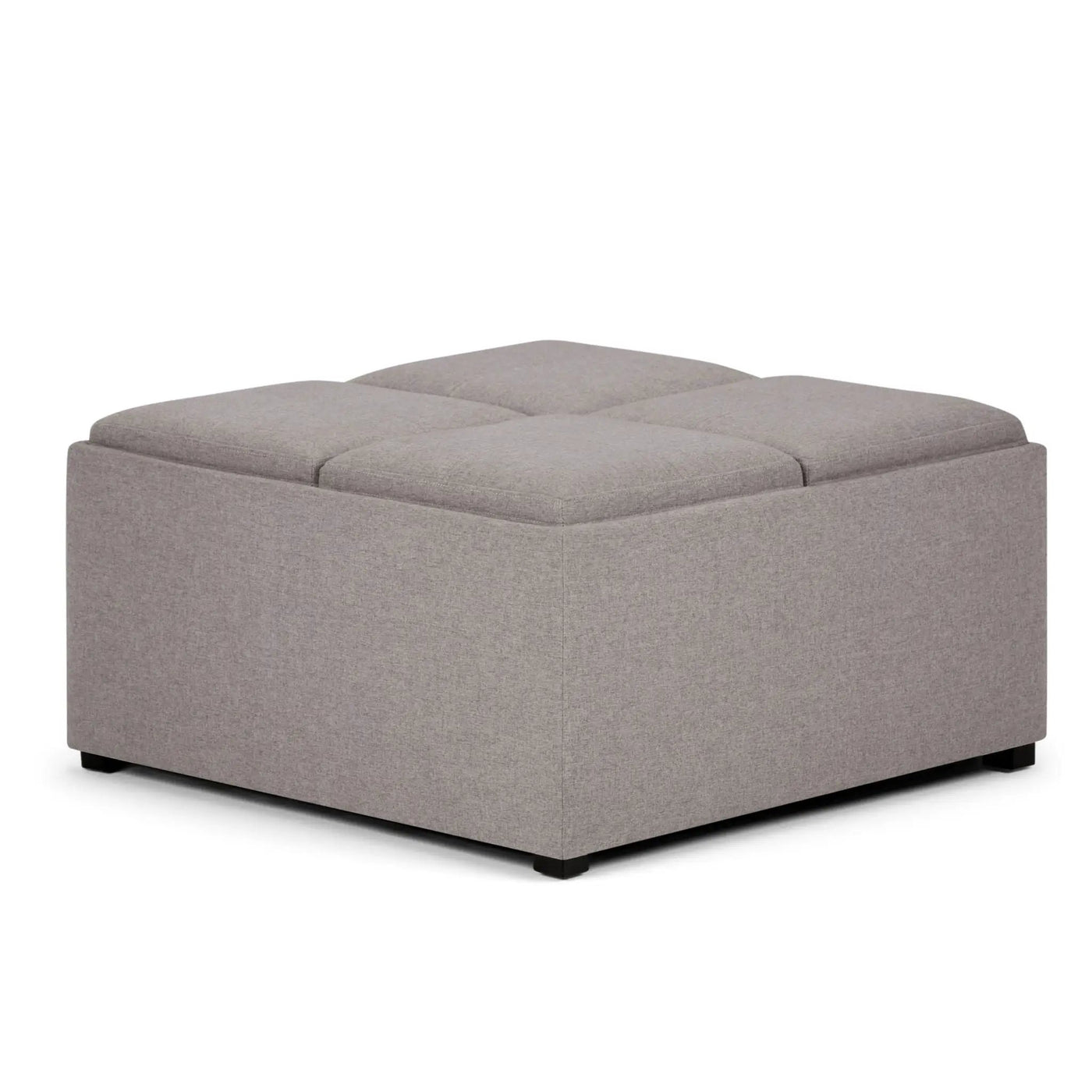 Avalon - Square Coffee Table, Storage Ottoman by HouseOfZazla