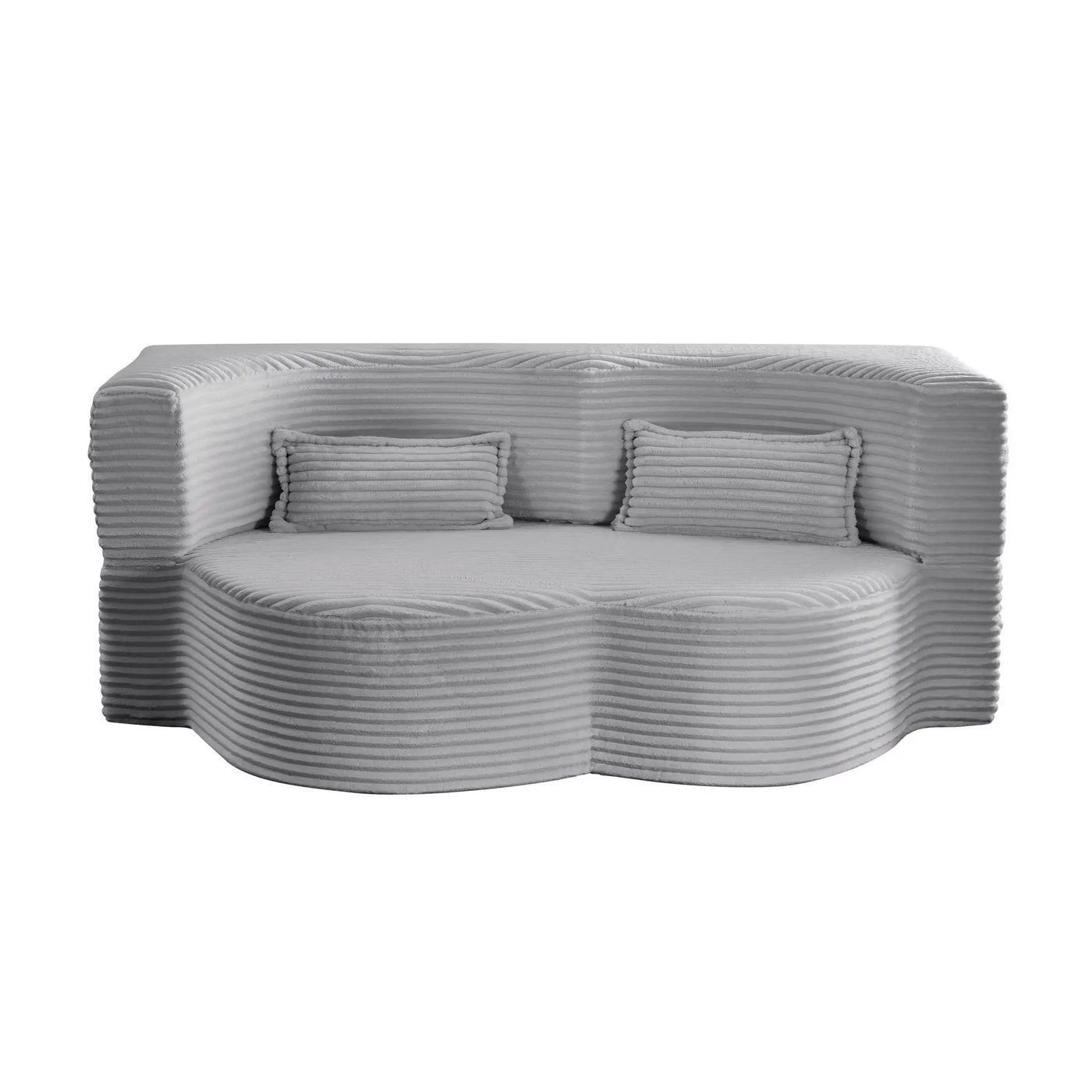 Floor Convertible Sleeper Sofa Bed With 2 Pillows by HouseOfZazla