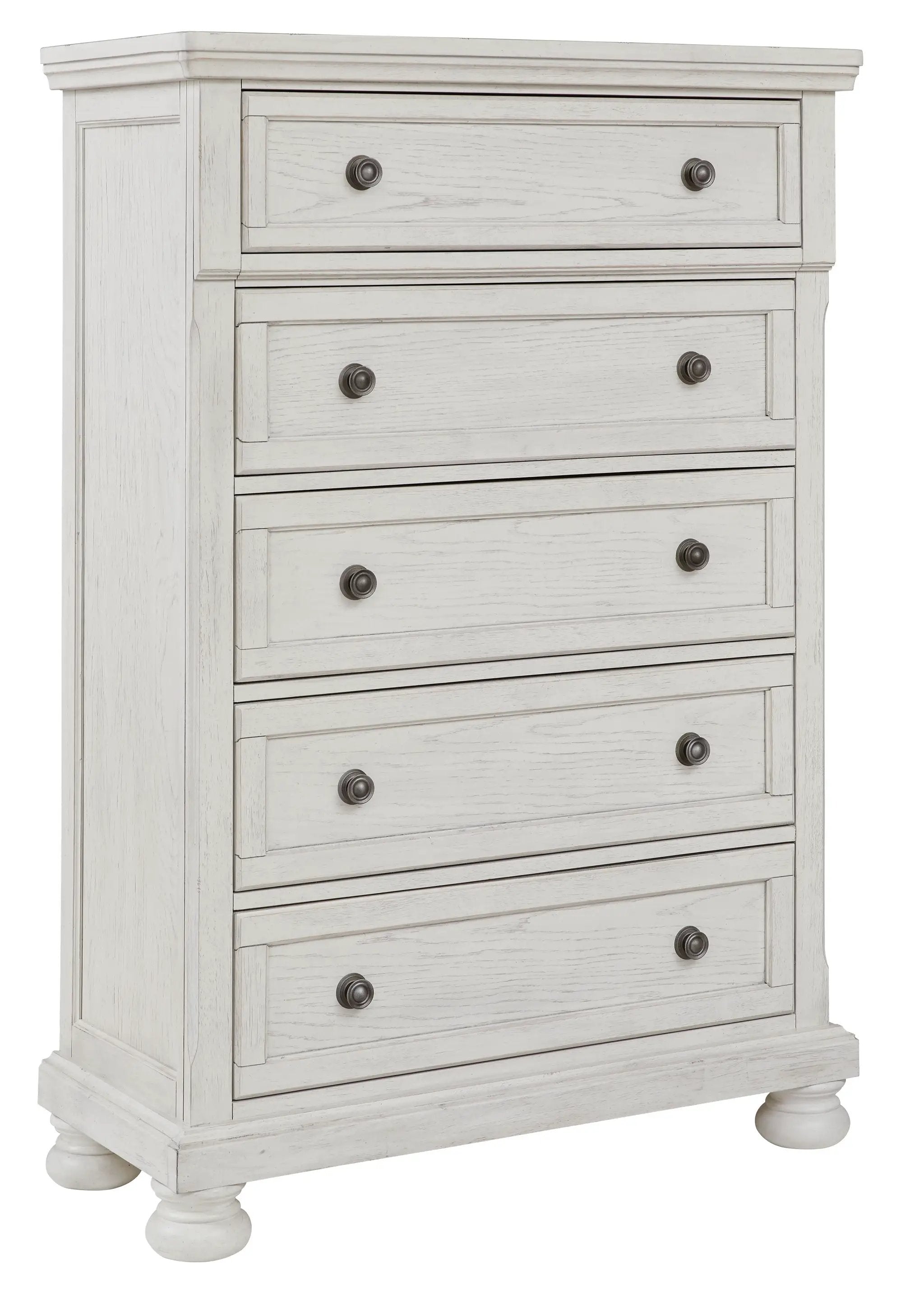 Robbinsdale - Five Drawer Chest - Antique White by Unique Piece Furniture