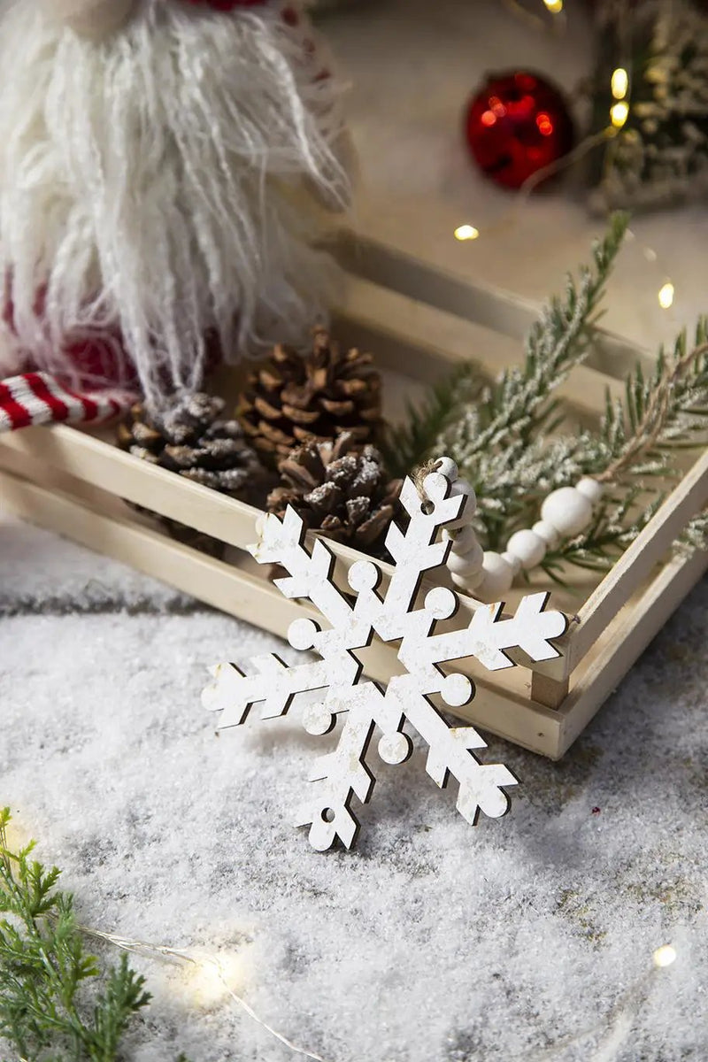 9.8x4.7" Snowflake Ornament Set of 12 by HouseOfZazla