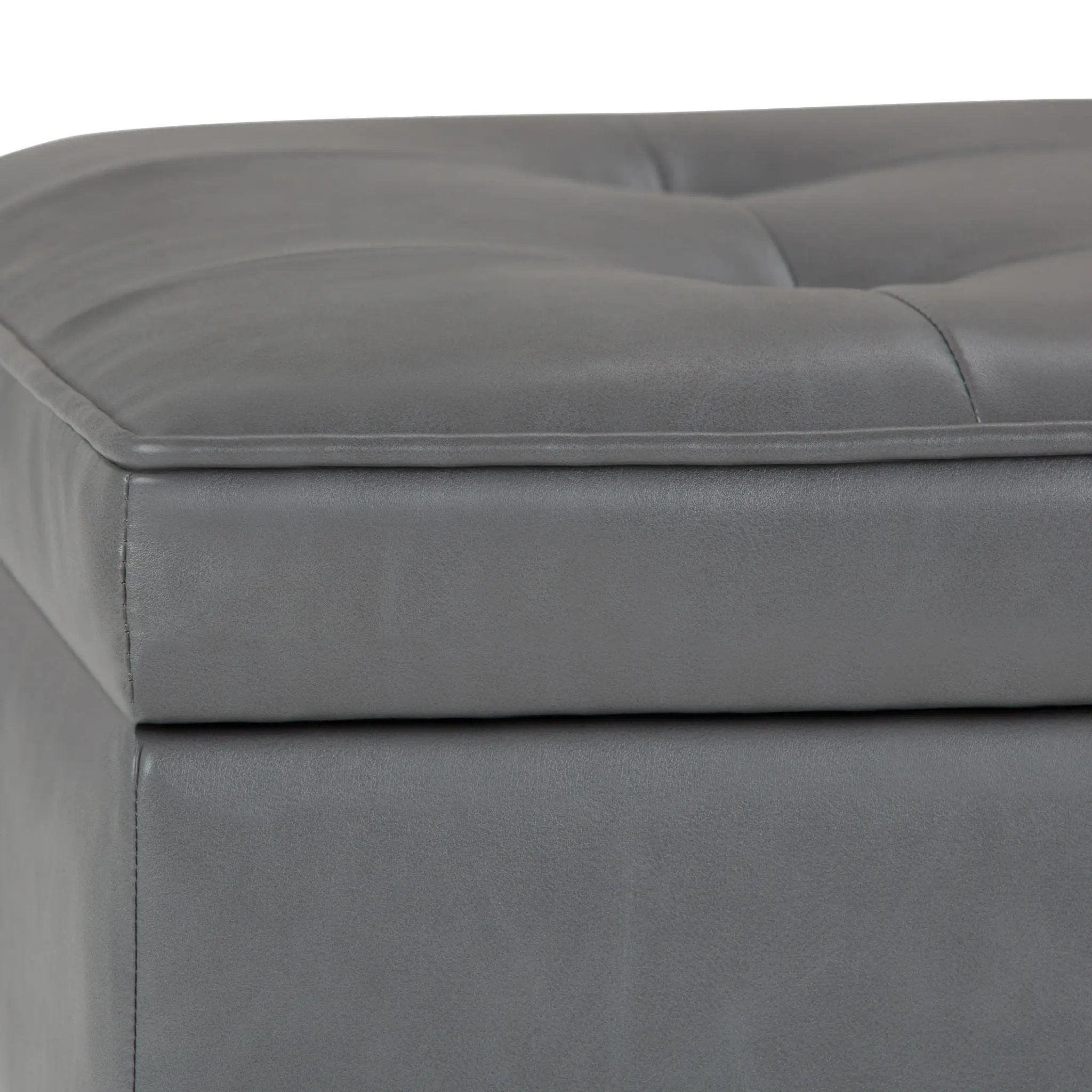 Cosmopolitan - Storage Ottoman Bench With Open Bottom by HouseOfZazla